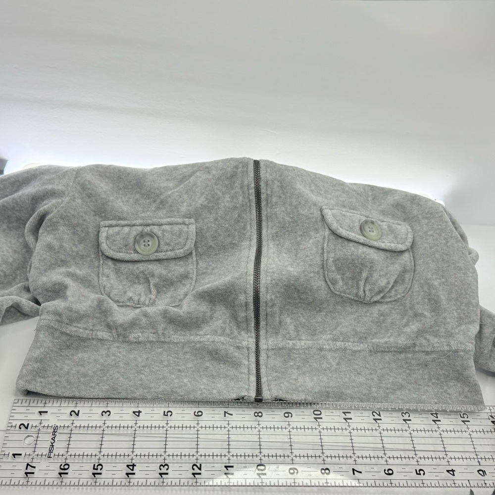 Arizona Jean Company Light Gray Cropped Hoodie - Picture 9 of 9